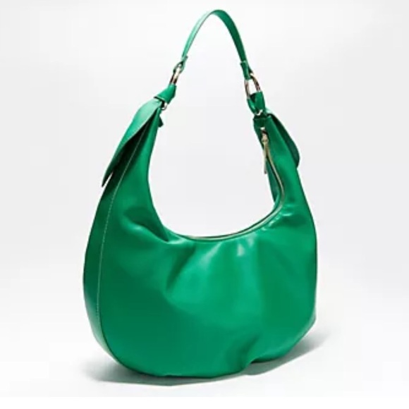 House of Want Purse - Bright Green all Vegan Material Purse Medium Size - Picture 1 of 9